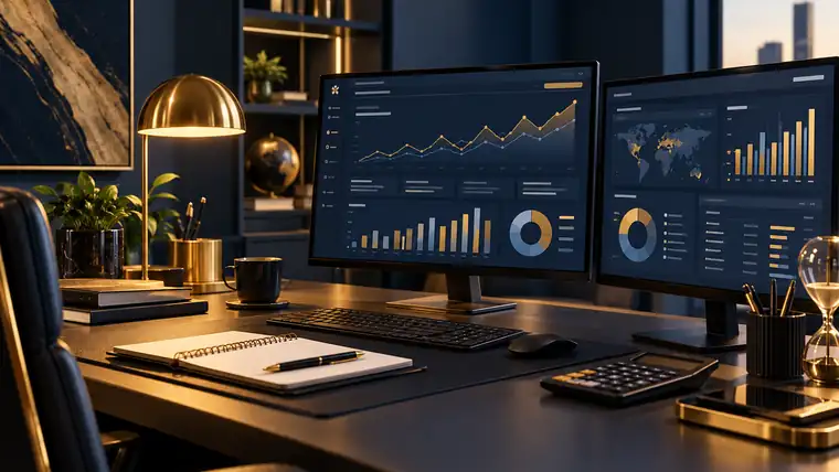 Analytics dashboards used to review organic search performance